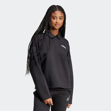 ADIDAS SPORTSWEAR Athletic Sweatshirt in Black: front