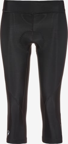ZIENER Skinny Workout Pants 'Parice' in Black: front