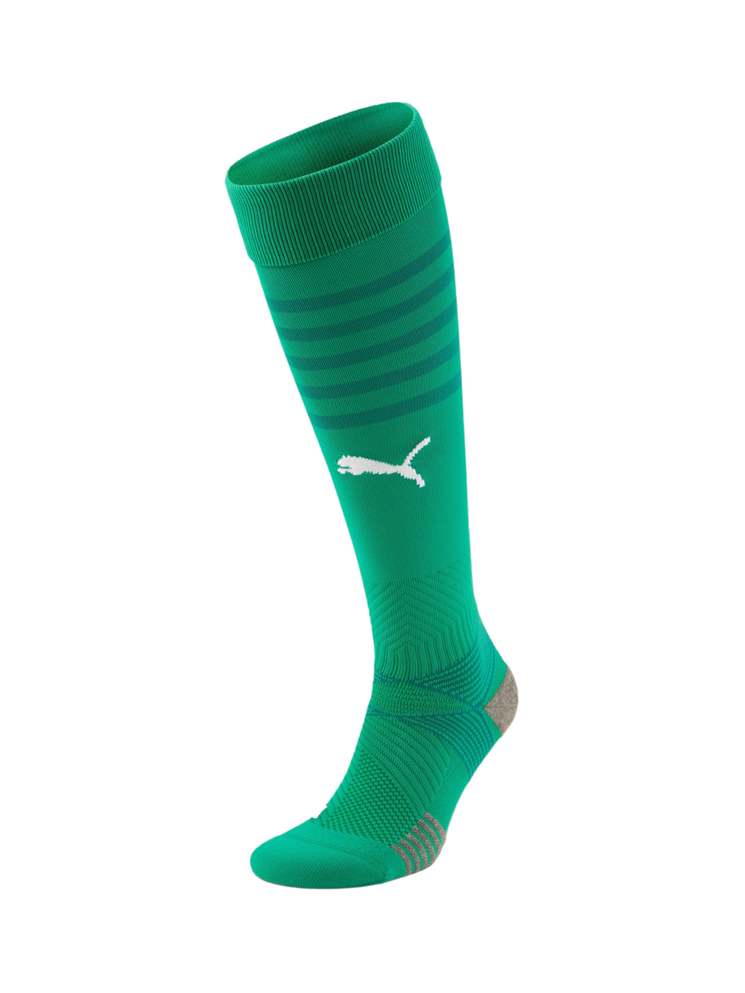 PUMA Soccer Socks in Green: front