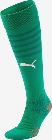 PUMA Soccer Socks in Green: front