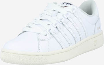 K-SWISS Låg sneaker 'Slammclassic' i vit: framsida