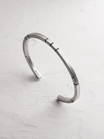 REYTEL Armband 'SCELTA' in Zilver: voorkant