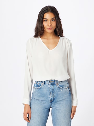 VILA - Blusa 'MUSA' em branco: frente