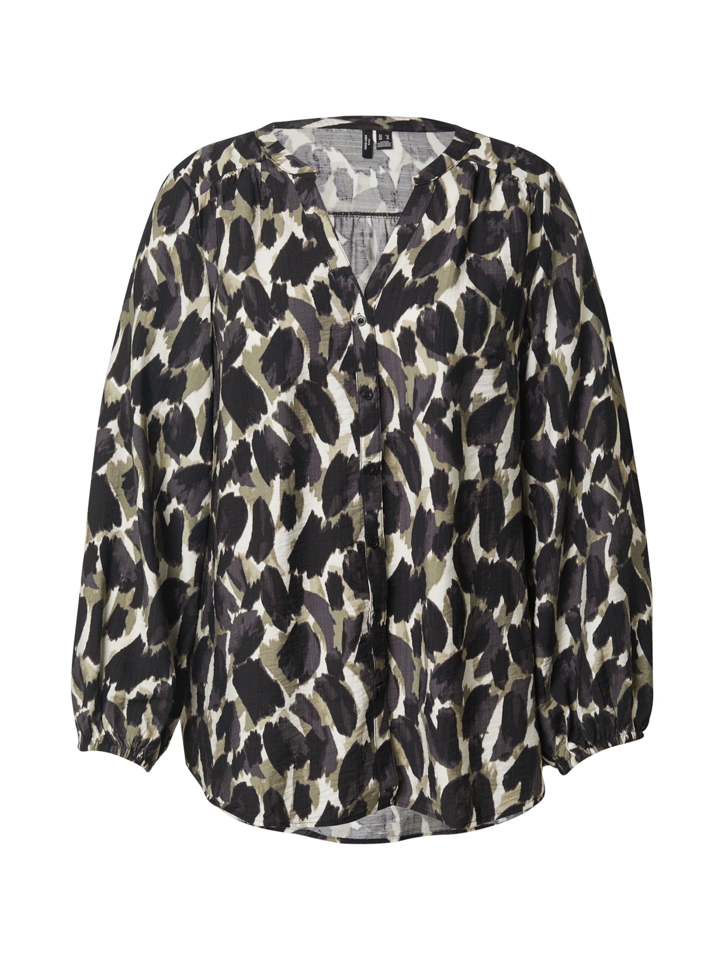 Vero Moda Curve Blouse 'VMCFANINI' in Green: front