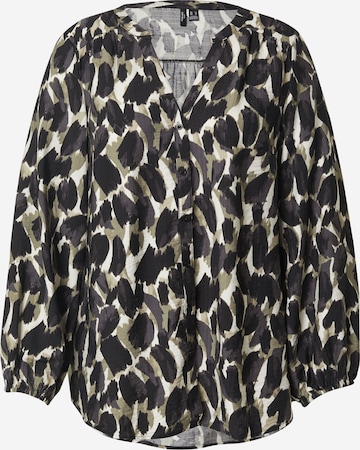 Vero Moda Curve Blouse 'VMCFANINI' in Green: front