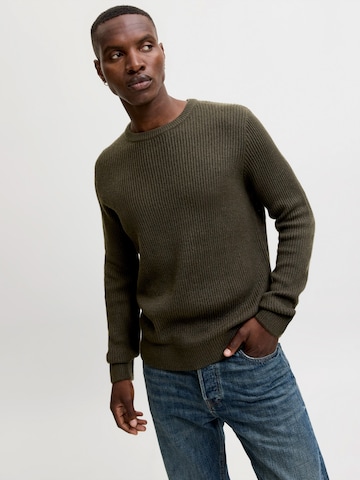 Pullover 'JJPANNEL' di JACK & JONES in verde