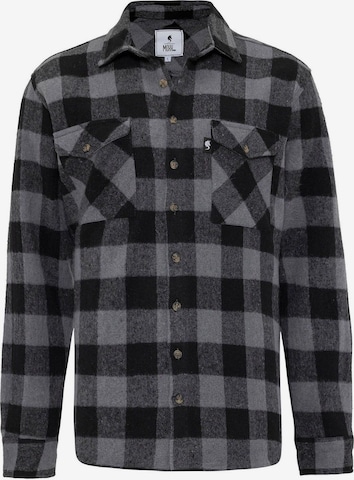 Moxx Paris Regular fit Button Up Shirt in Grey: front