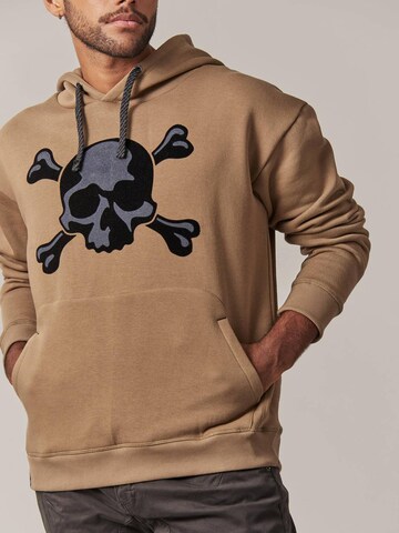 Sweat-shirt 'Brook' Deeluxe en marron