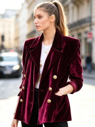Yesfashion Marynarka w kolorze czerwony
