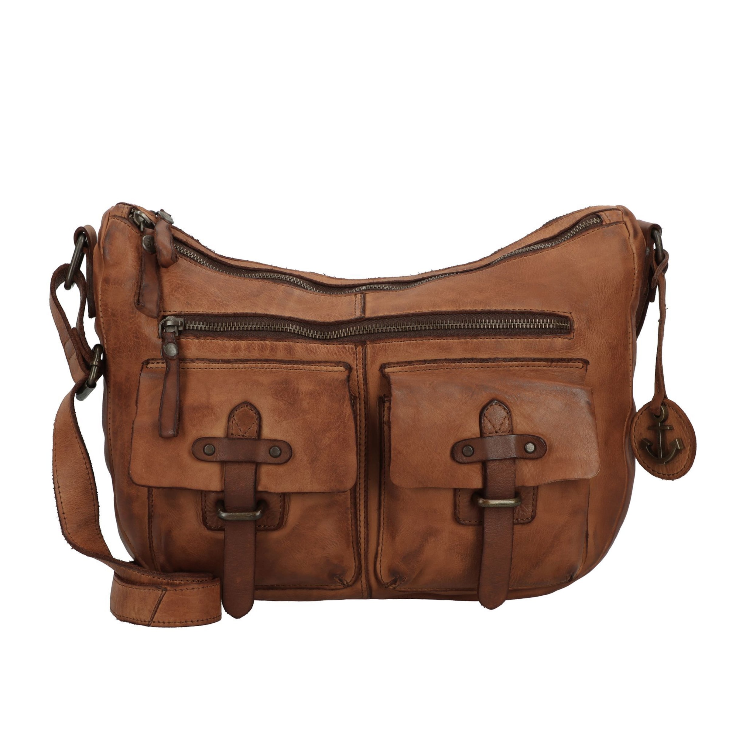 Sac à bandoulière 'Urban Poets Emerson' Harbour 2nd en marron : devant