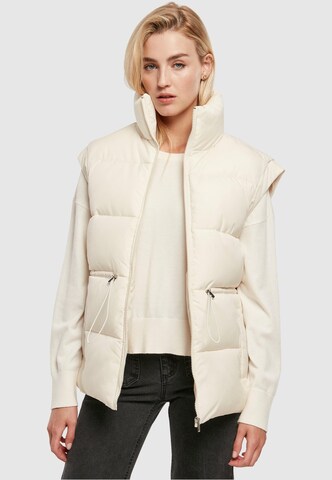 Gilet di Urban Classics in bianco: frontale