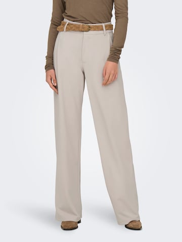 Wide leg Pantaloni con pieghe 'JDYGEGGO' di JDY in grigio: frontale