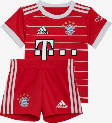 ADIDAS PERFORMANCE Trainingsanzug 'Fc Bayern 22/23 Home Mini Kit' in Rot