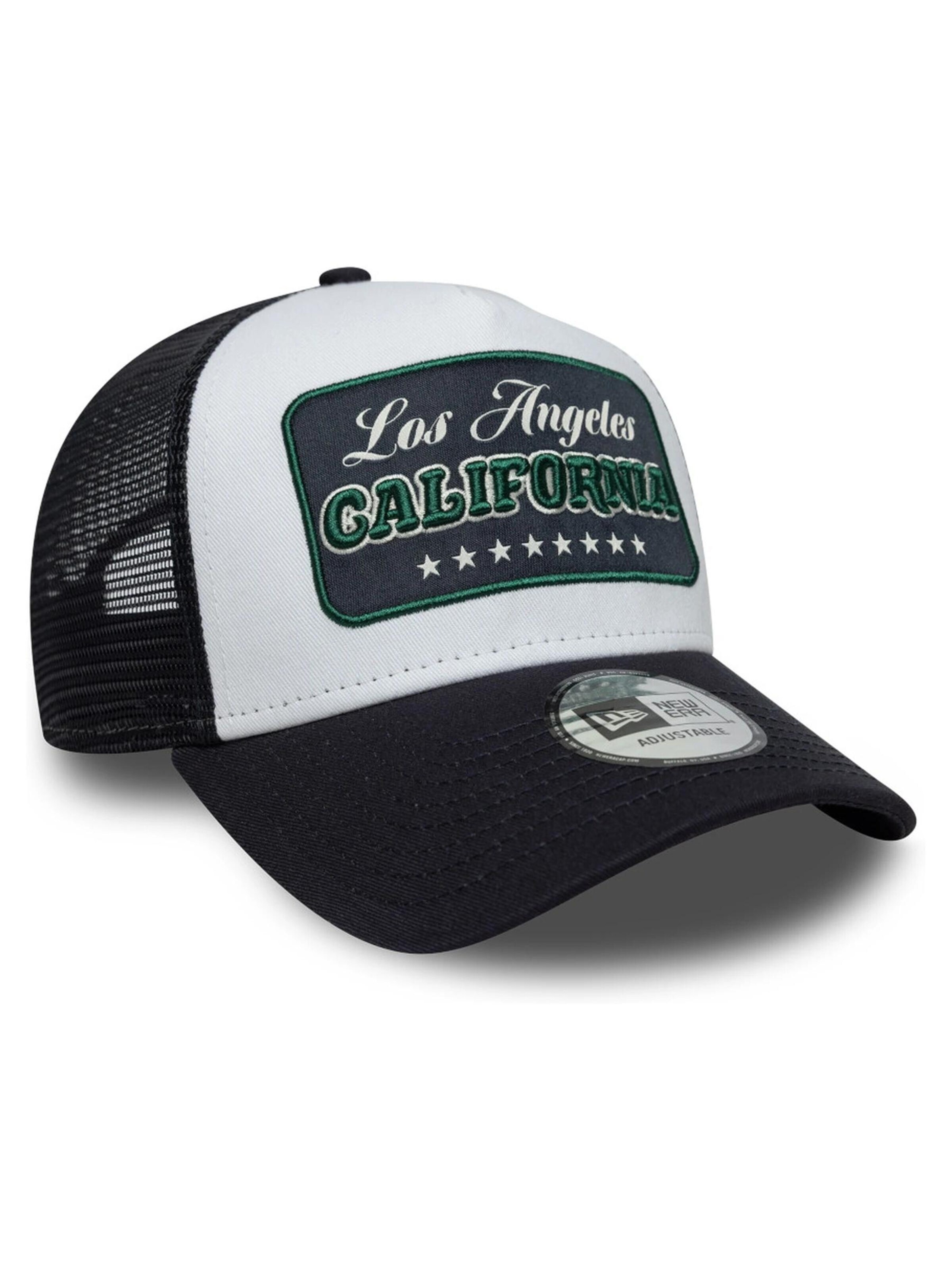 Cappello da baseball 'Gorra new era negra california location patch trucker newera 3' di NEW ERA in blu