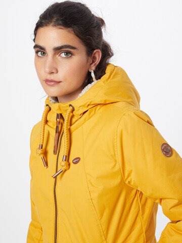 Ragwear Weatherproof jacket 'ZUZKA' in Yellow