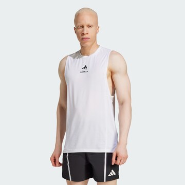 T-Shirt fonctionnel 'Les Mills' ADIDAS PERFORMANCE en blanc : devant