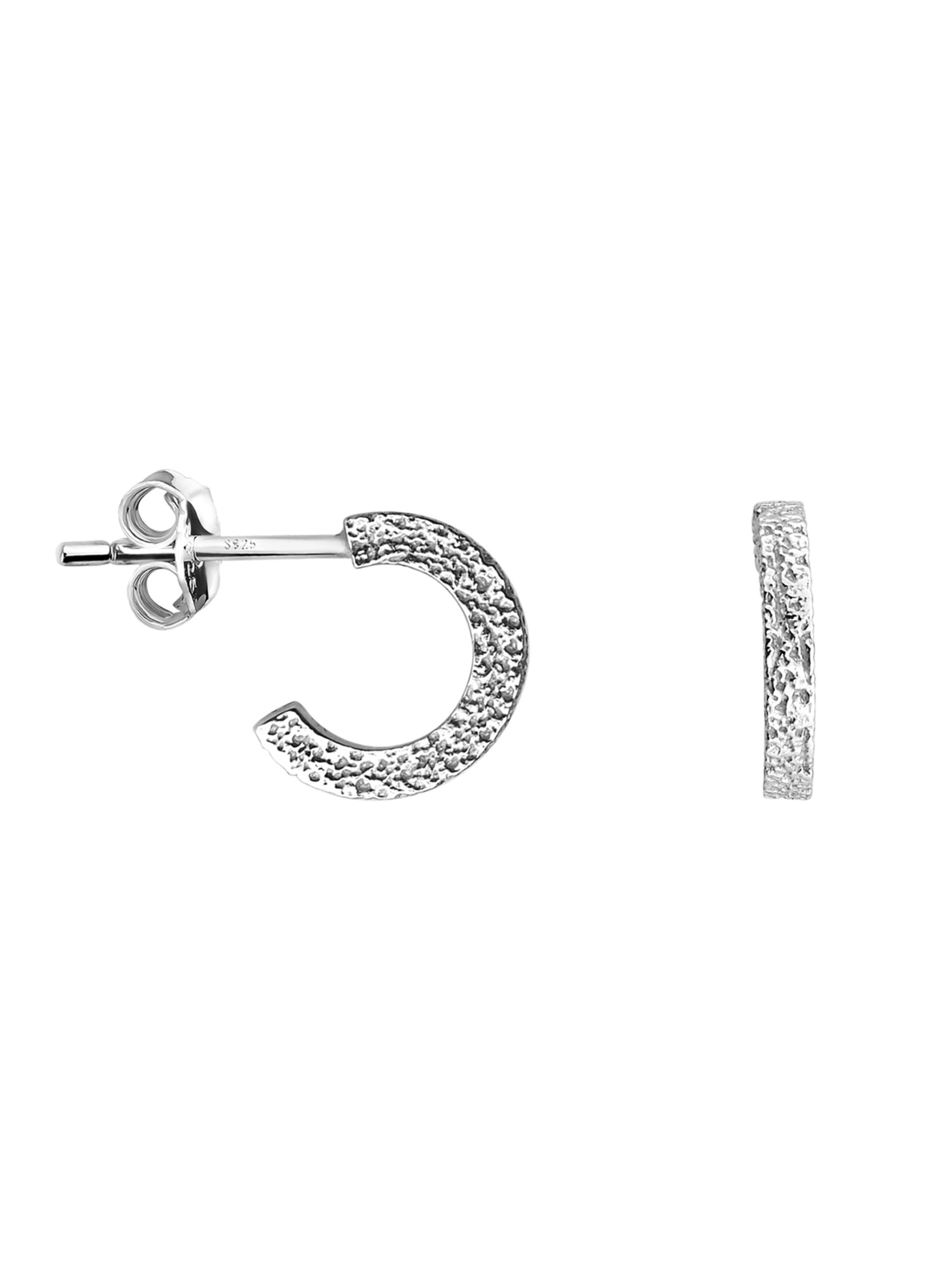 Sofia Milani Ohrringe 'Vintage'‌‌‌‌ in Silber: Vorderseite