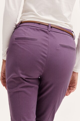 b.young Slim fit Chino Pants in Purple
