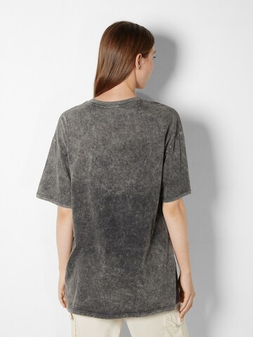 Bershka Shirt in Grey