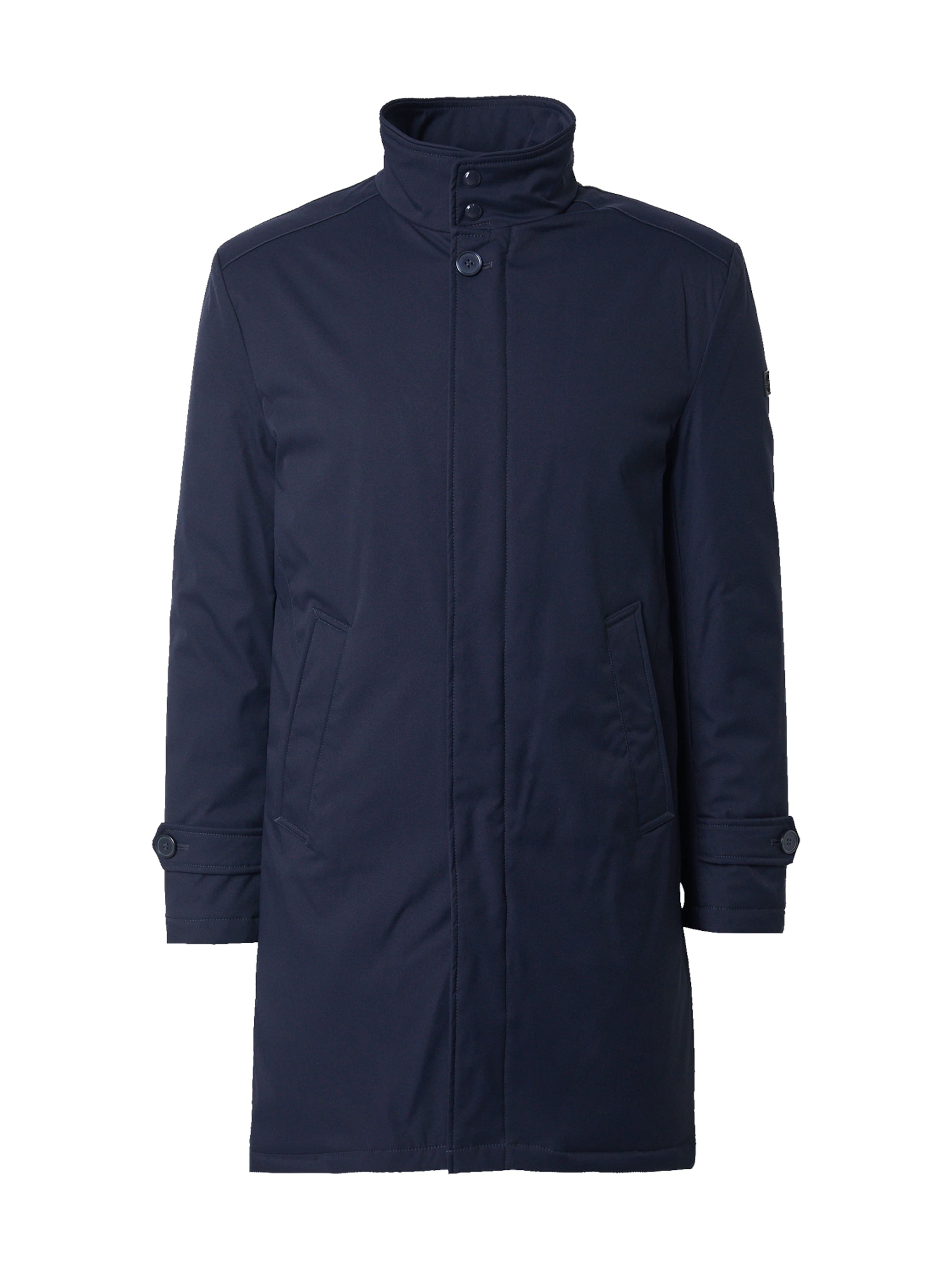 Bruun & Stengade Přechodný kabát 'Bedford' – modrá: přední strana