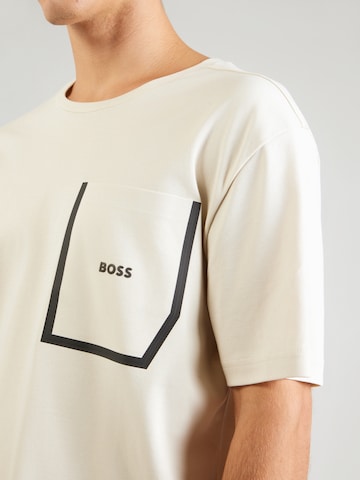 Tricou 'Thilix 4' de la BOSS Green pe alb