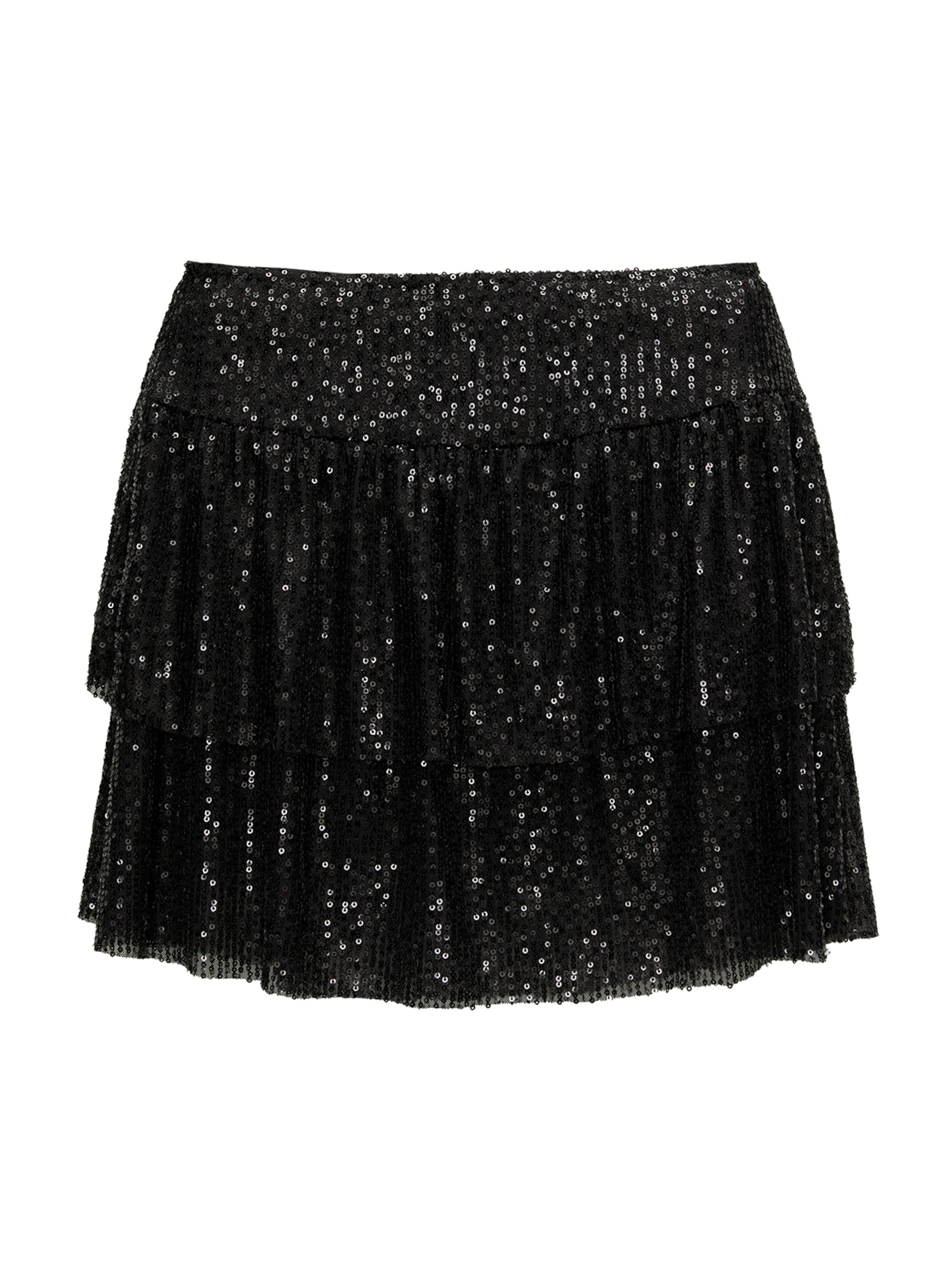 Pull&Bear Sukně – černá: přední strana