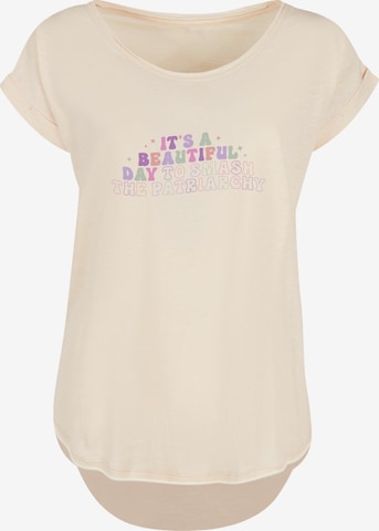 F4NT4STIC Shirt in Beige: front