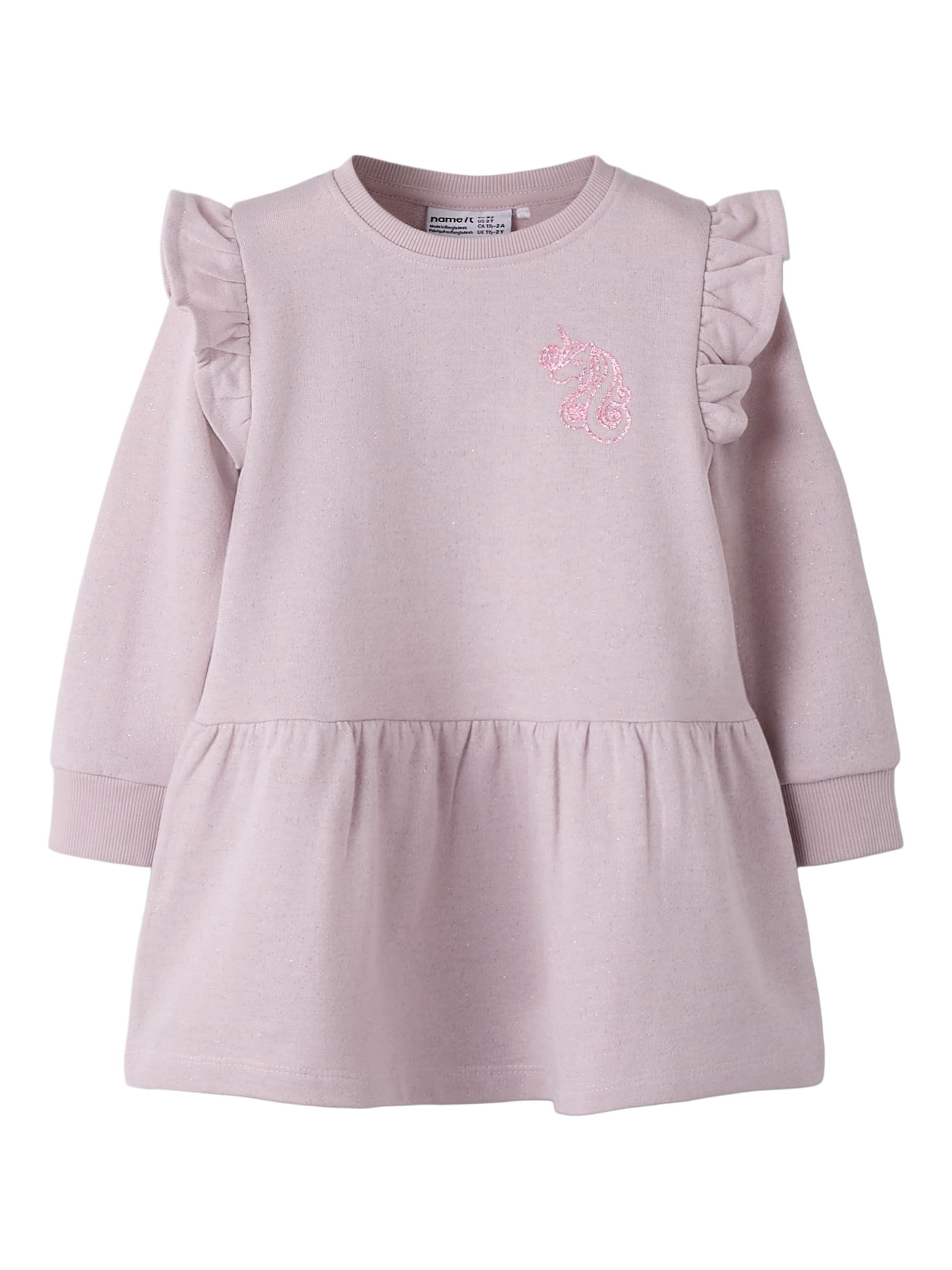 NAME IT - Vestido en rosa: frente