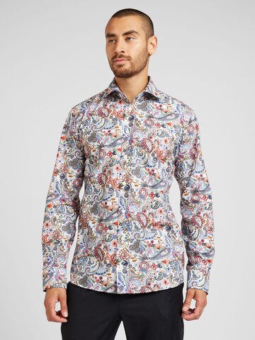 ETON Slim Fit Skjorte i hvid: forside