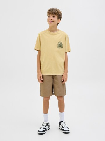 Jack & Jones Junior Baggy Παντελόνι 'JPSTOWEN DREW' σε μπεζ