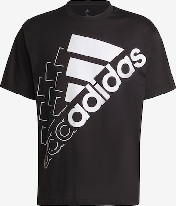 ADIDAS PERFORMANCE Sportshirt 'Essentials' in Schwarz: predná strana