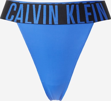 Calvin Klein Underwear Стринг 'Intense Power ' ' в синьо: отпред