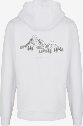 F4NT4STIC Sweatshirt 'Mountain Berge Urlaub Winter Schnee Ski' in White
