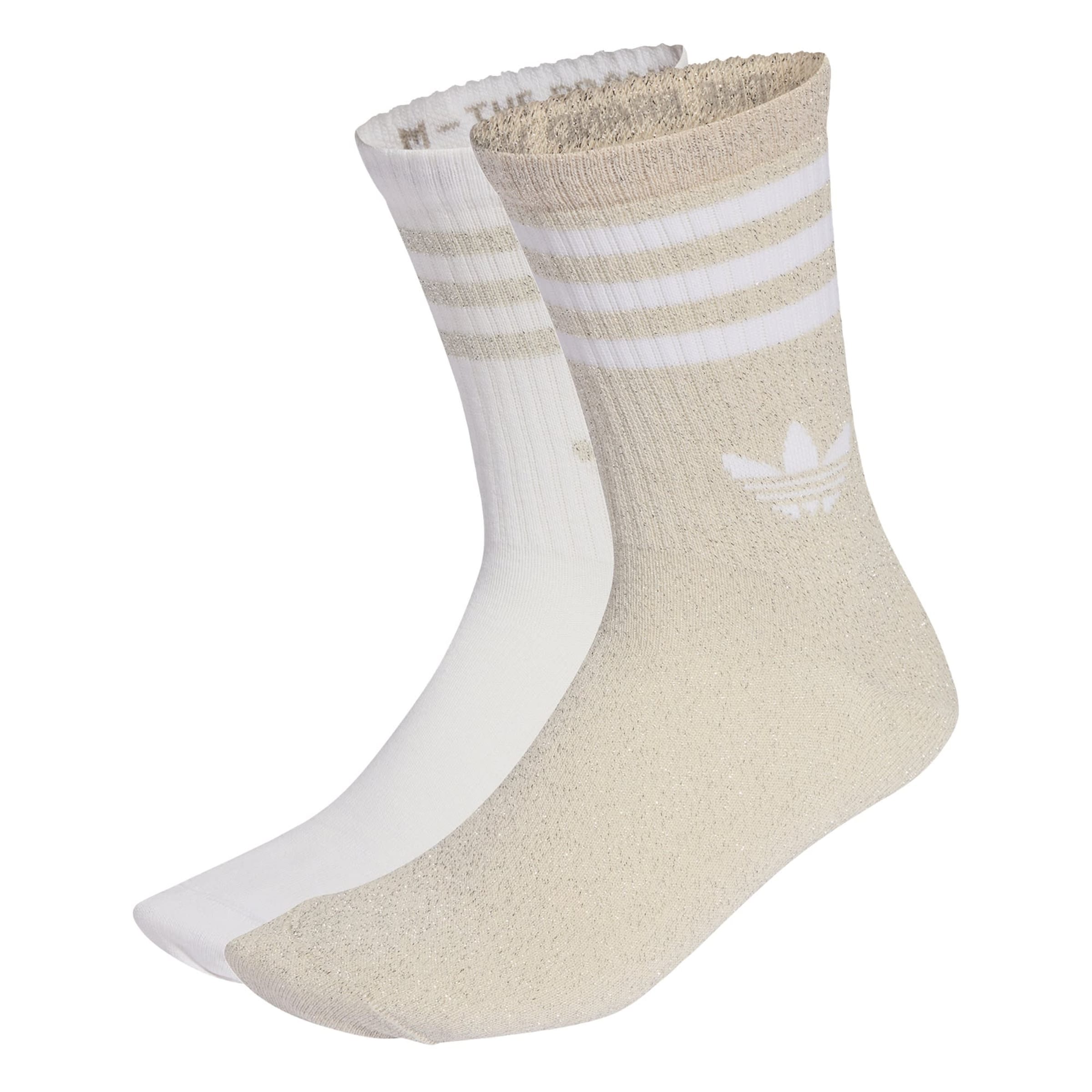 Chaussettes ADIDAS ORIGINALS en beige : devant