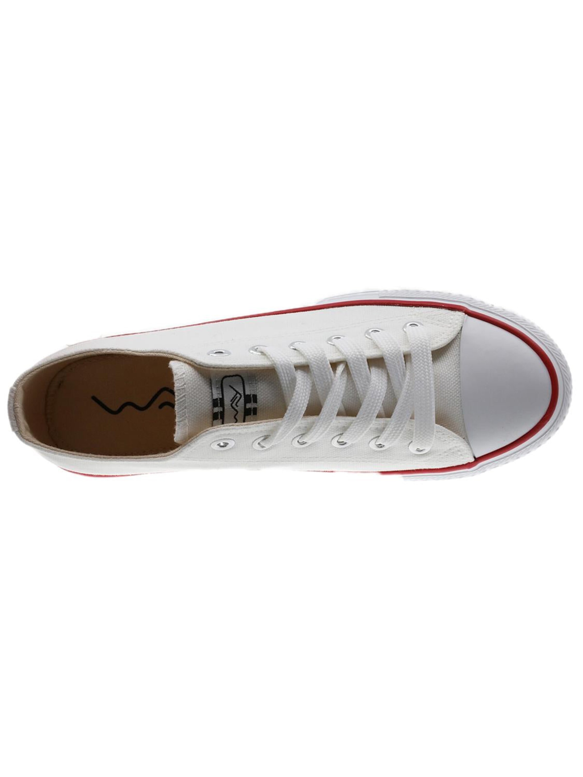 Beppi Sneakers 'Canvas Shoe' i hvid