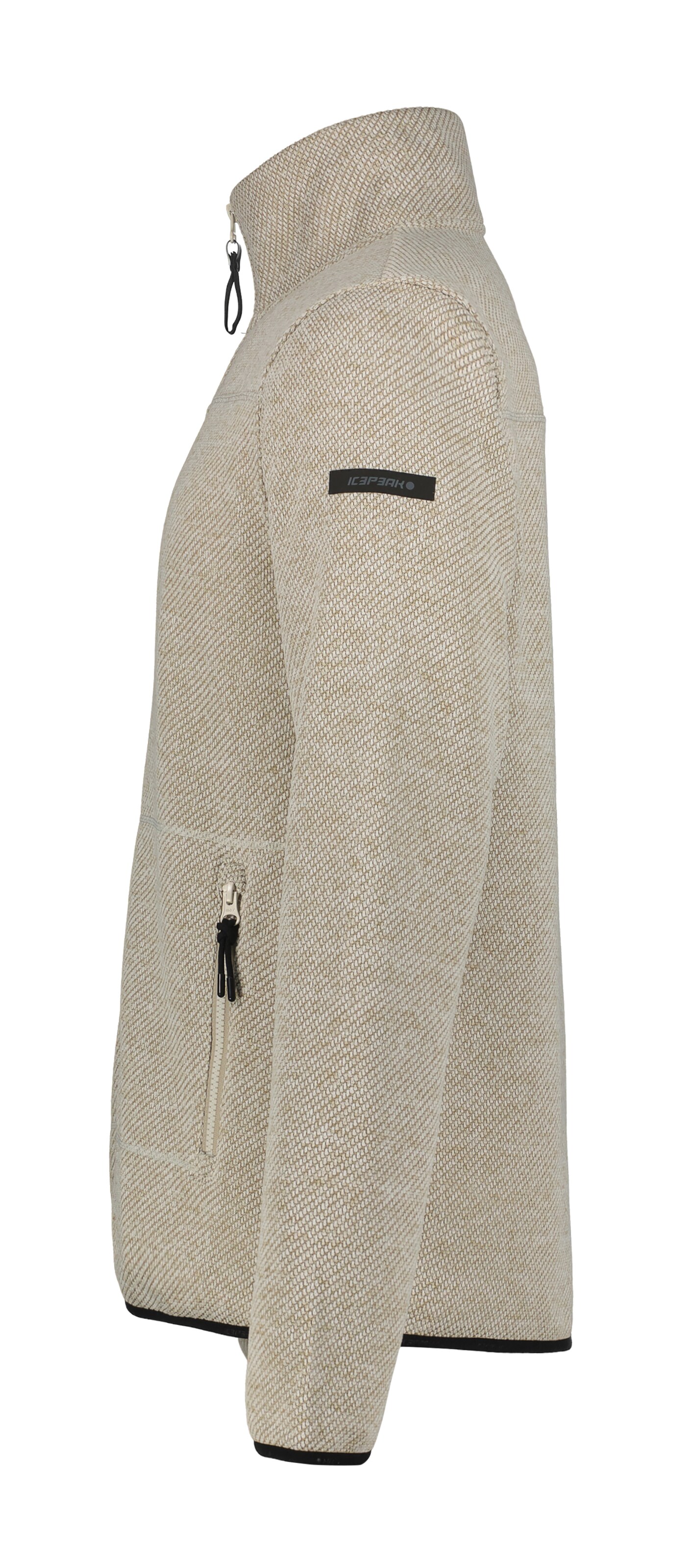 ICEPEAK Fleecejacke 'AGEN' in Beige