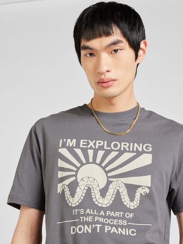 Springfield T-shirt 'RECONSIDER' i grå