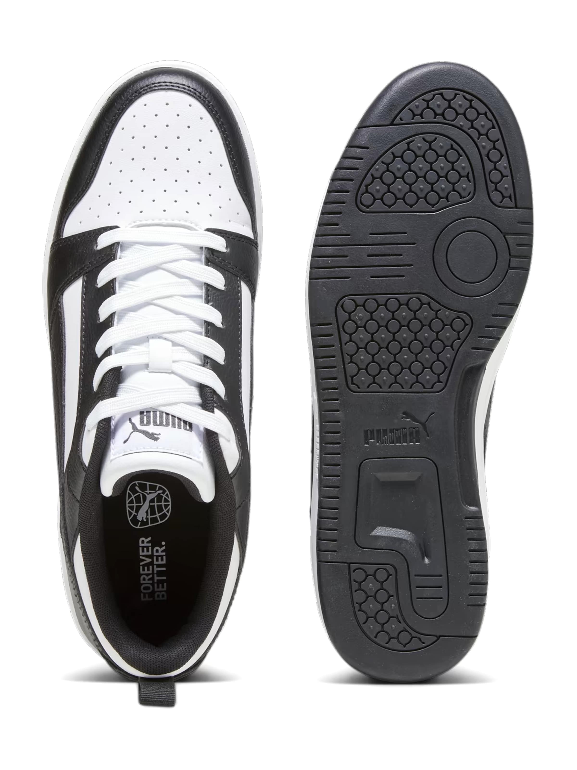 Baskets basses 'Rebound V6' PUMA en noir