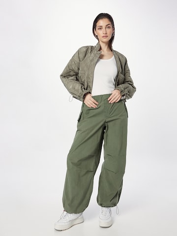 River Island Loose fit Trousers in Green