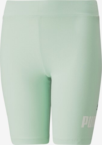 PUMA Skinny Sportbroek in Groen: voorkant