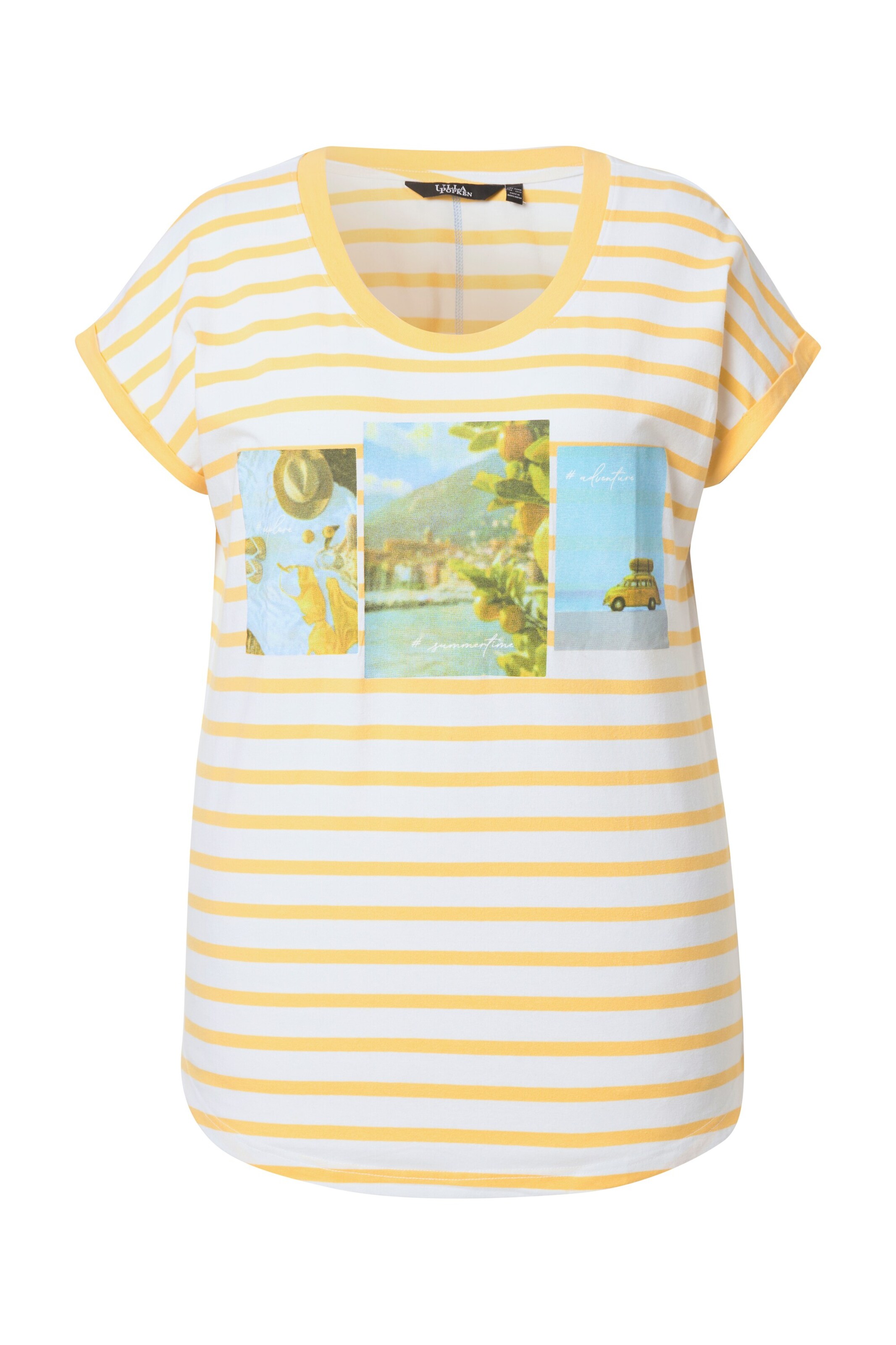 Ulla Popken Shirt in Wit: voorkant