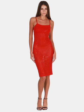 OW Collection Sukienka 'SCARLETT' w kolorze czerwony