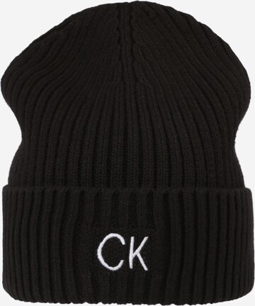 Calvin Klein Czapka w kolorze czarny: przód