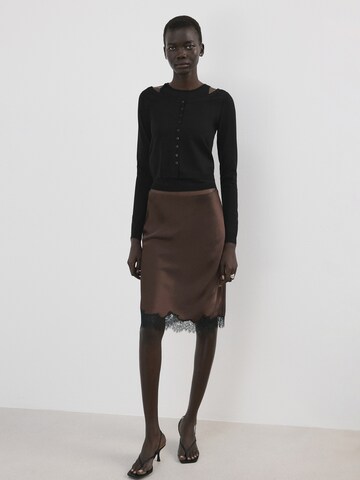 MANGO Kardigán 'Linette' - fekete