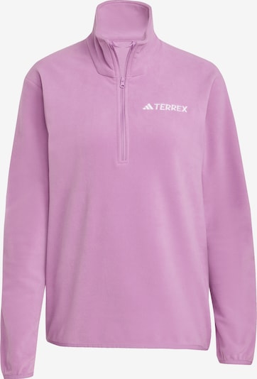 ADIDAS TERREX Sportski pulover 'ESS' u orhideja bijela / bijela, Pregled proizvoda