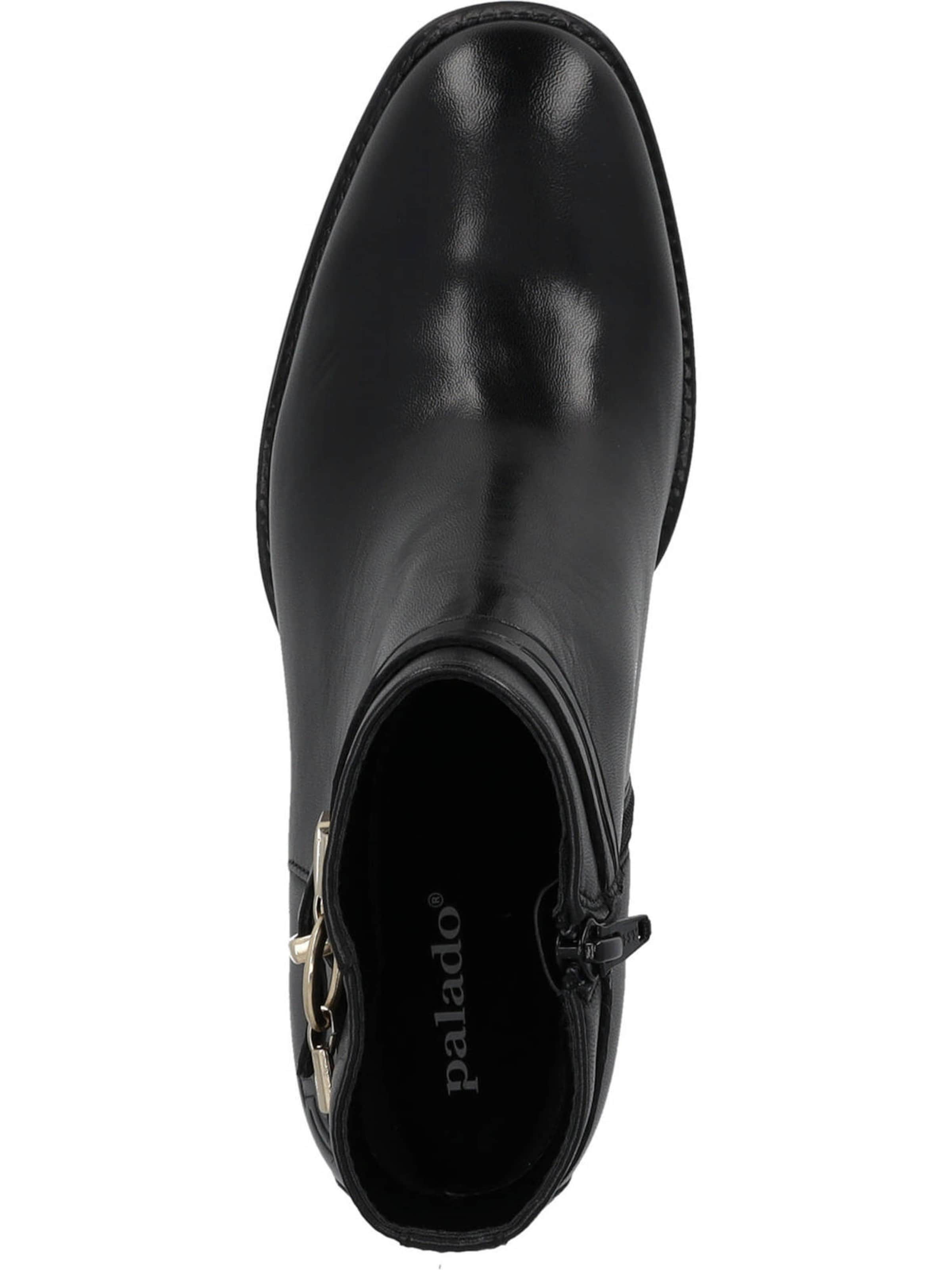 Palado Enkellaarsjes 'Malmeas' in Zwart