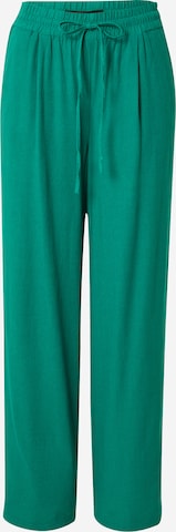 VERO MODA Pleat-Front Pants 'JESMILO' in Green: front