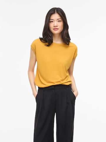 VILA Shirt 'VIModala' in Geel: voorkant