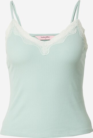 Chemise de nuit Hunkemöller en vert : devant