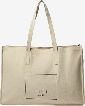 Cabas still Nordic en blanc : devant